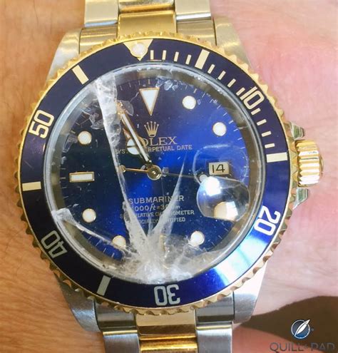 rolex submariner change glass